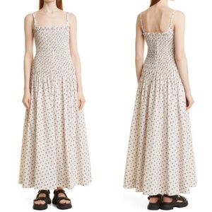 Rebecca Taylor Smocked Poplin Dress